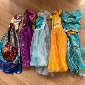 Bundle of Disney Princess Costume dresses Collection